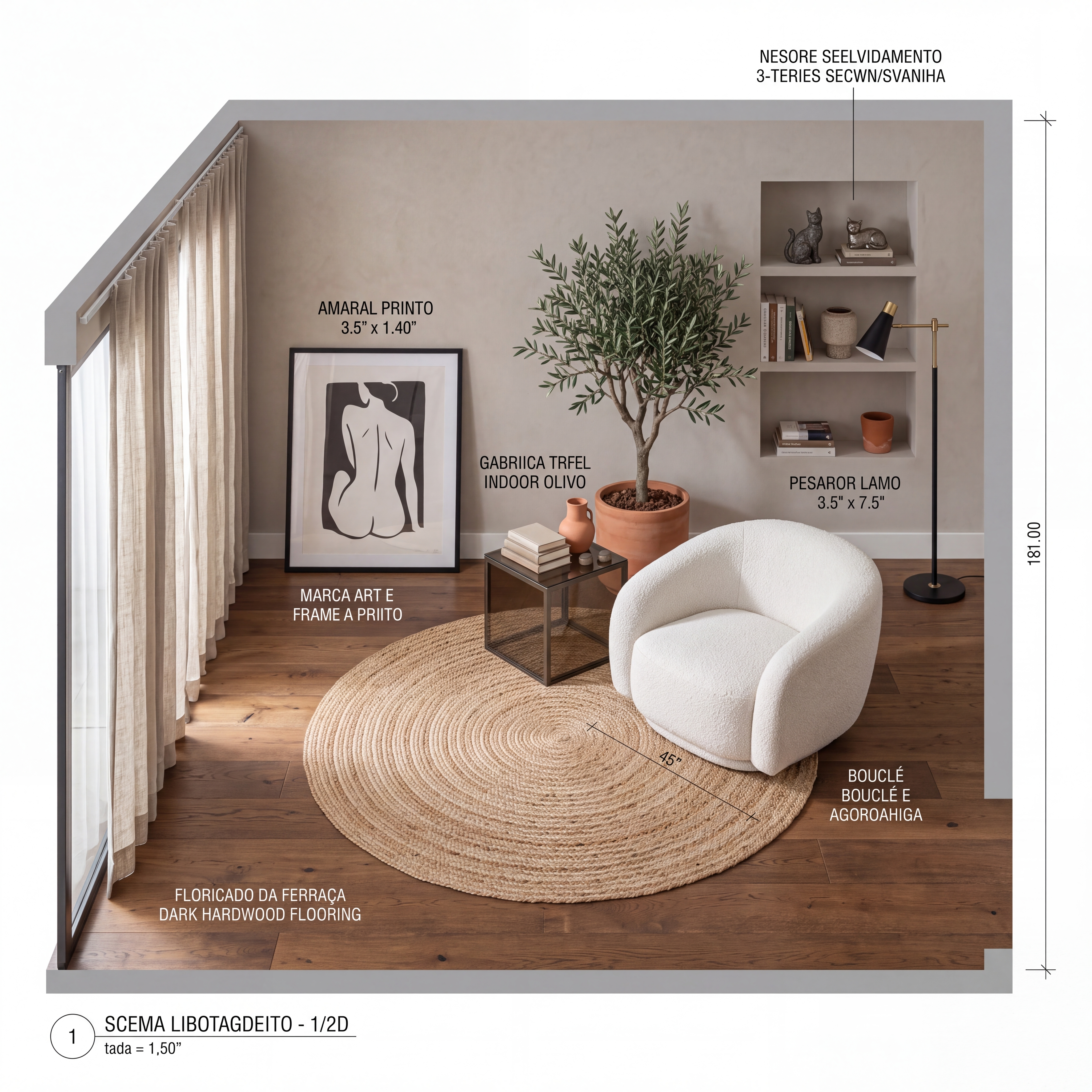 Interior · feito com Veduta: render Veduta